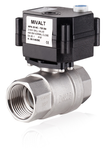 Mivalt - Valves and armatures - Ball valves with electric actuators - MPA20 -T